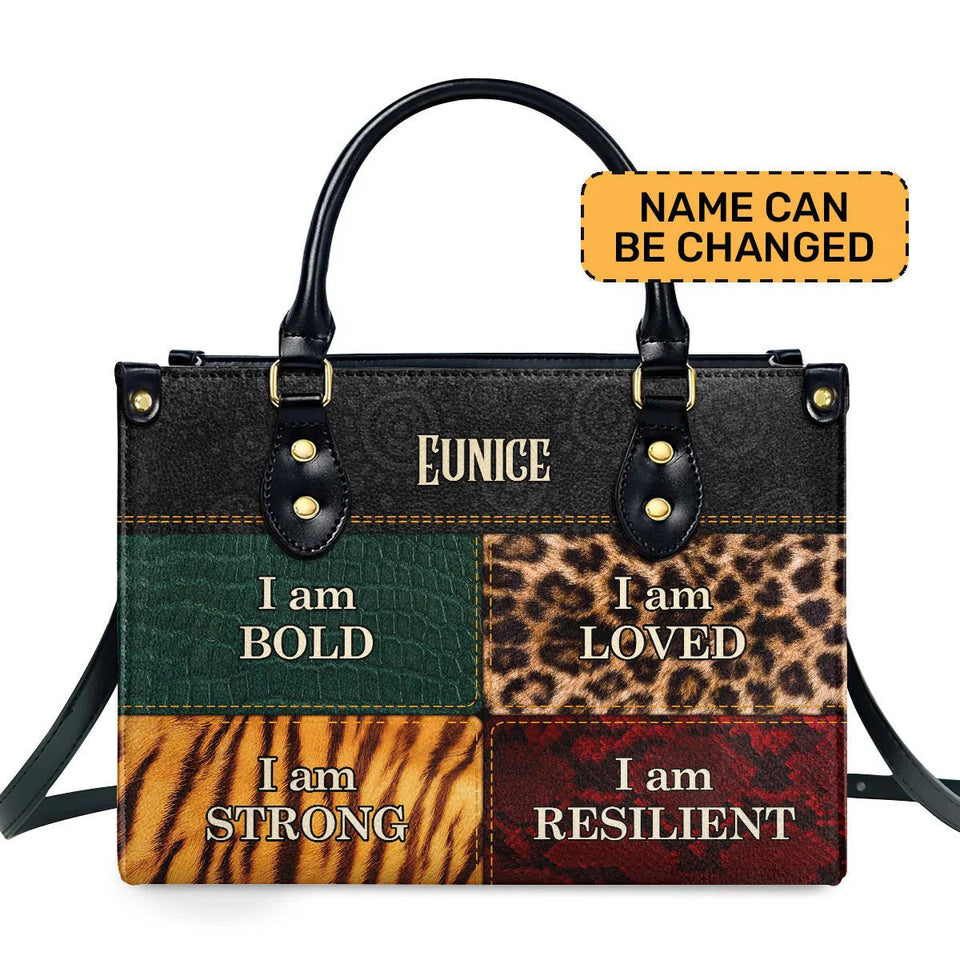 Afro-Black Elegant Women: Luxe Leather Bags™