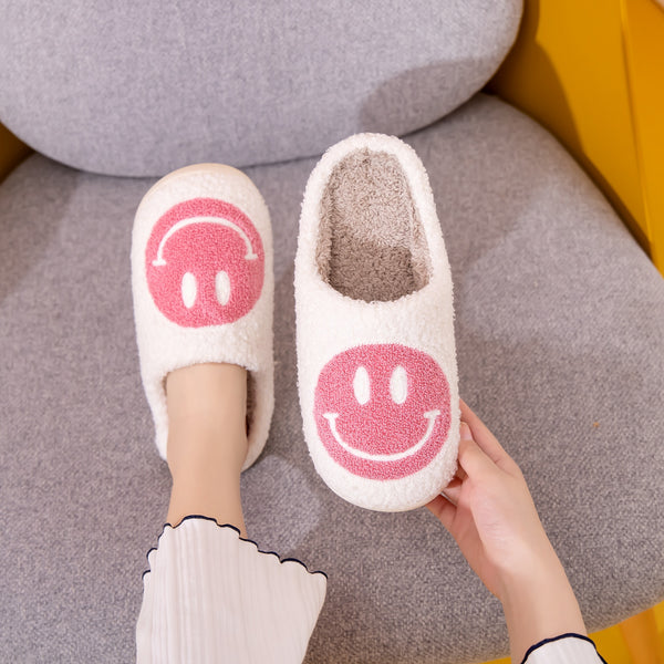 Melody Smiley Face Slippers - Opulent Empire