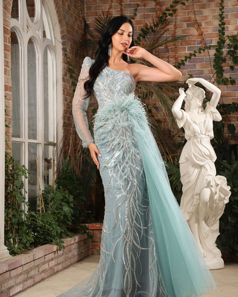 Evening Gown: Style JC1049 - Opulent Empire