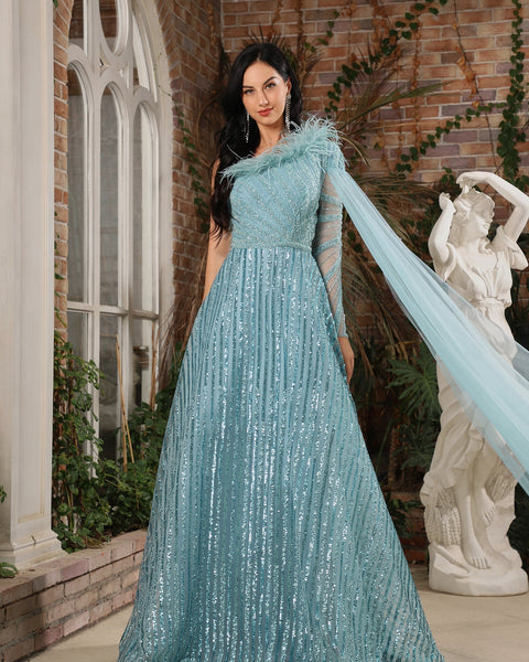 Evening Gown: Style 22009 - Opulent Empire