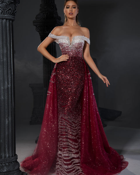 Evening Gown : Style HM139 - Opulent Empire
