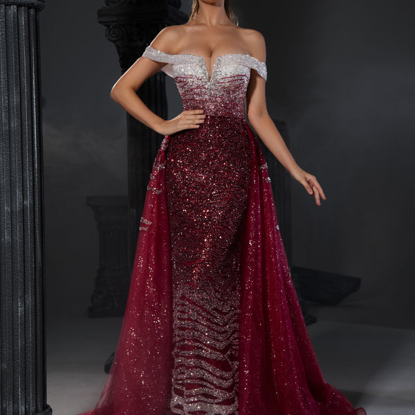 Evening Gown : Style HM139 - Opulent Empire