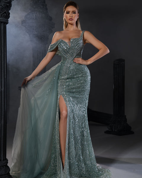 Evening Gowns: Style 5294 - Opulent Empire