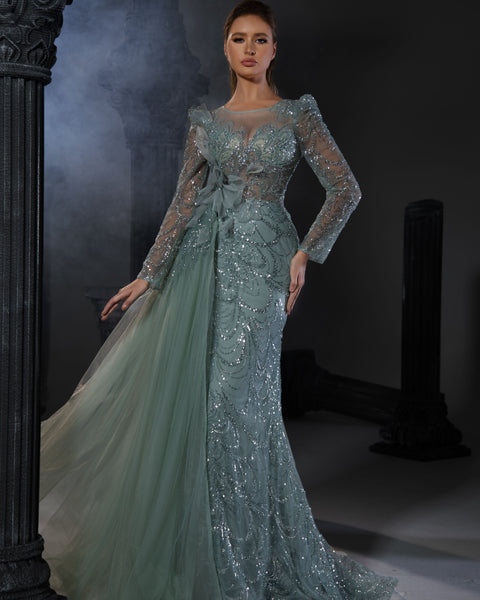 Evening Gown: Style 22101 - Opulent Empire