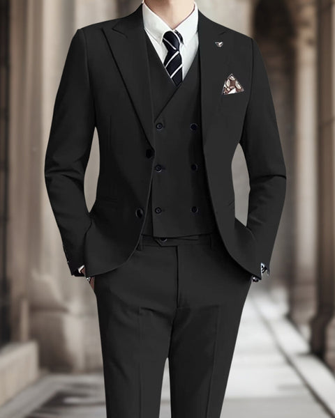 Yannis™ | Elegant Three-Piece Wedding Suit Set