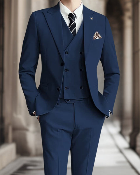 Yannis™ | Elegant Three-Piece Wedding Suit Set