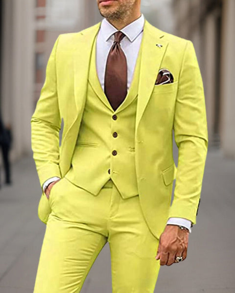 Danielius™ | Premium Business Suit 3-Piece Suit Set