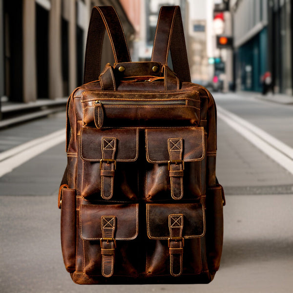 Lyonel™ | Prämierte Retro Ledertasche - Opulent Empire