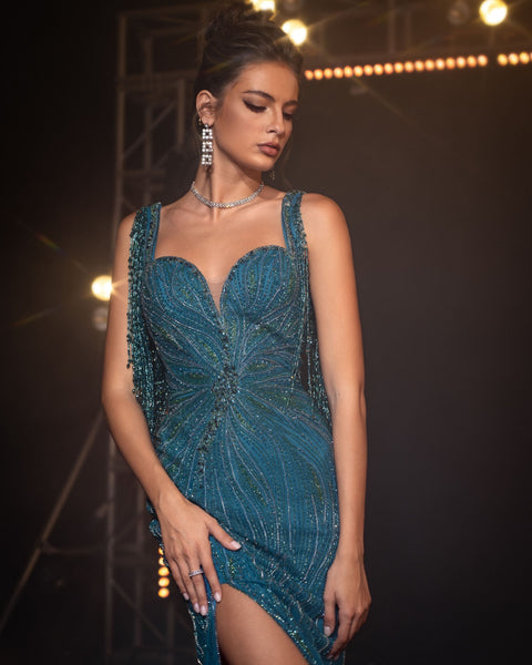 Evening Gown: Style HM152 - Opulent Empire