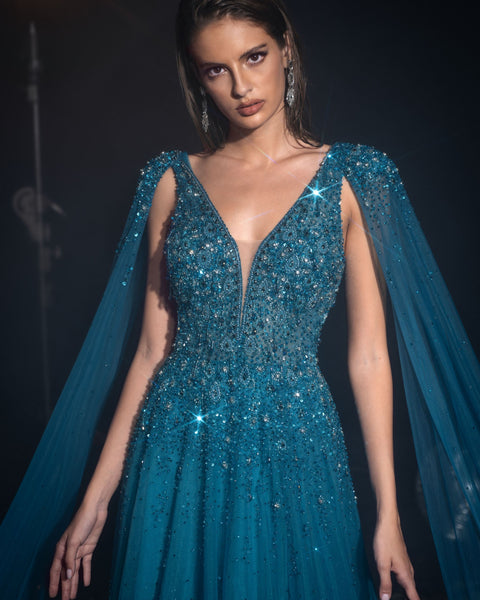 Evening Gown: Style HM259 - Opulent Empire