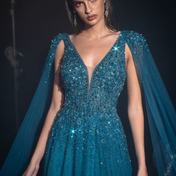 Evening Gown: Style HM259 - Opulent Empire