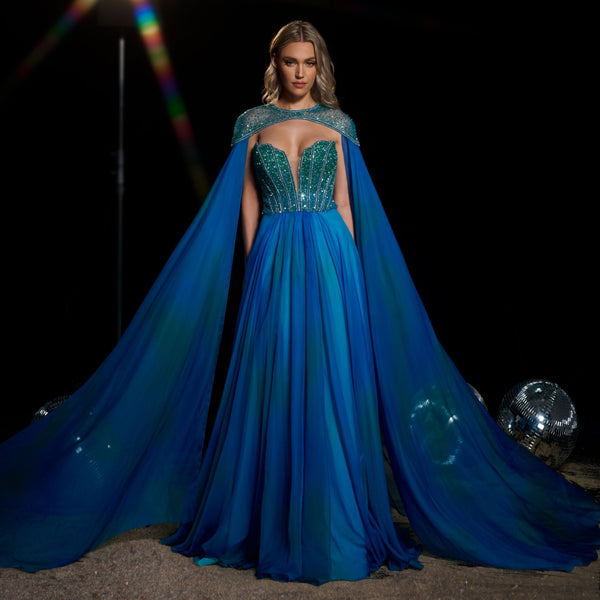 Evening Gown : Style HM223 - Opulent Empire