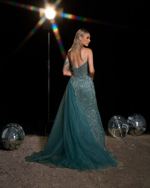 Evening Gown Style CZ013 - Opulent Empire