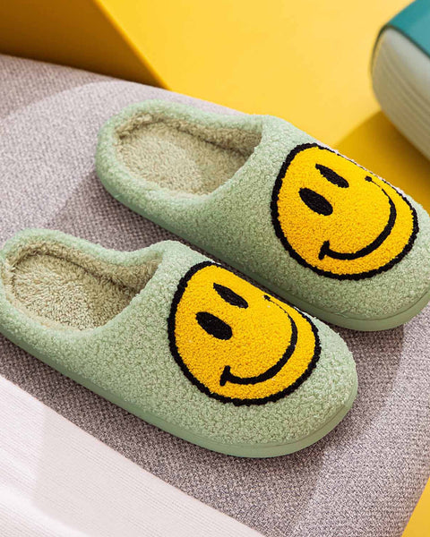 Melody Smiley Face Slippers - Opulent Empire