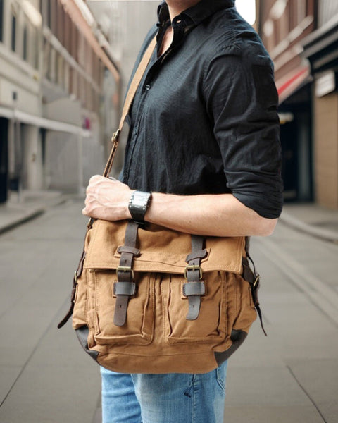 Armand™ | Hochwertige Canvas Kuriertasche - Opulent Empire