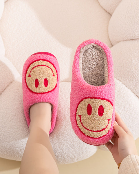Melody Smiley Face Slippers - Opulent Empire
