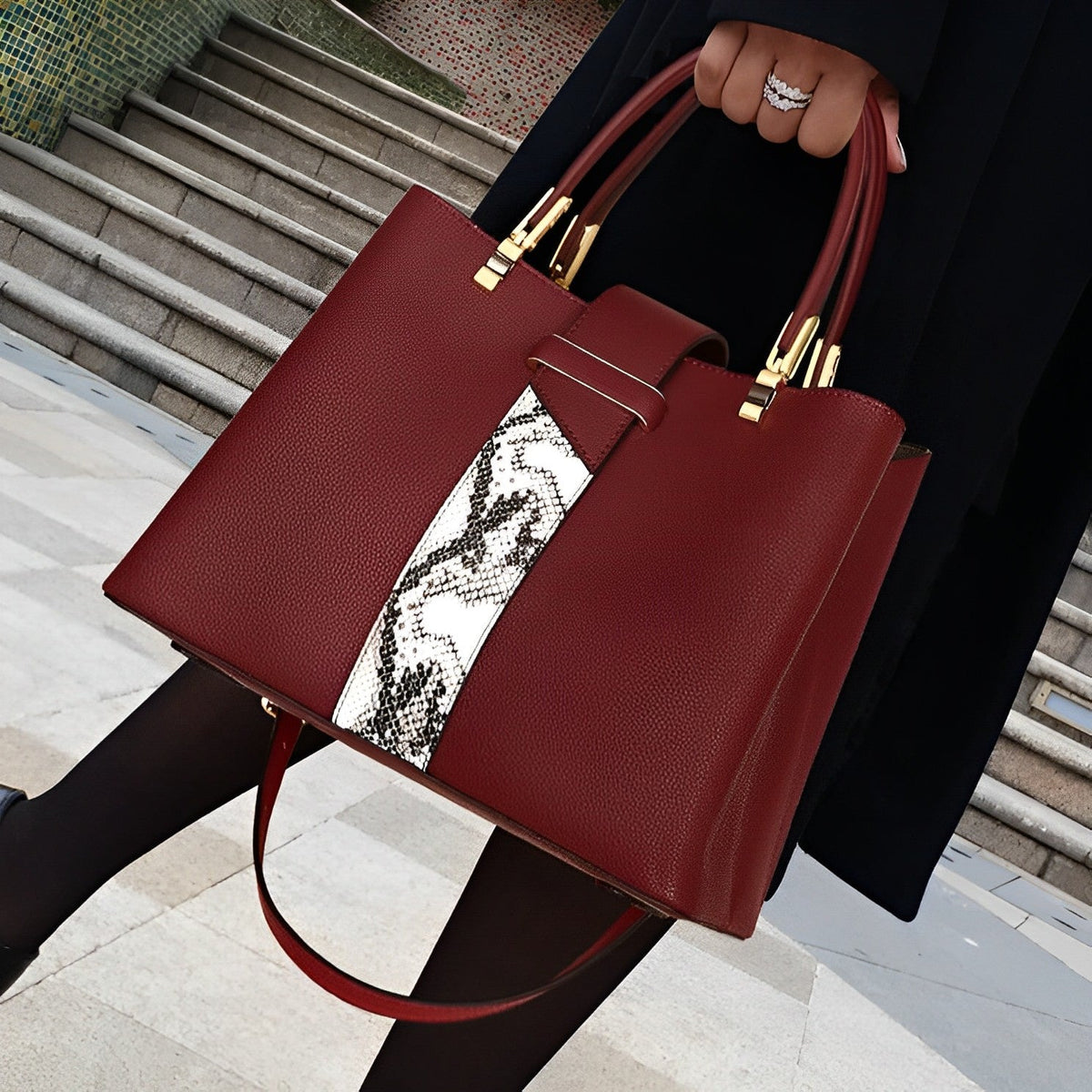 Marie Medium Tote Bag - Opulent Empire
