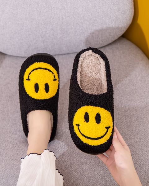 Melody Smiley Face Slippers - Opulent Empire