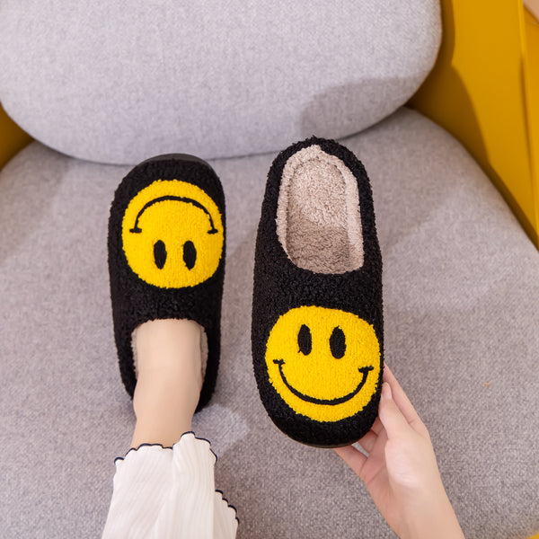 Melody Smiley Face Slippers - Opulent Empire
