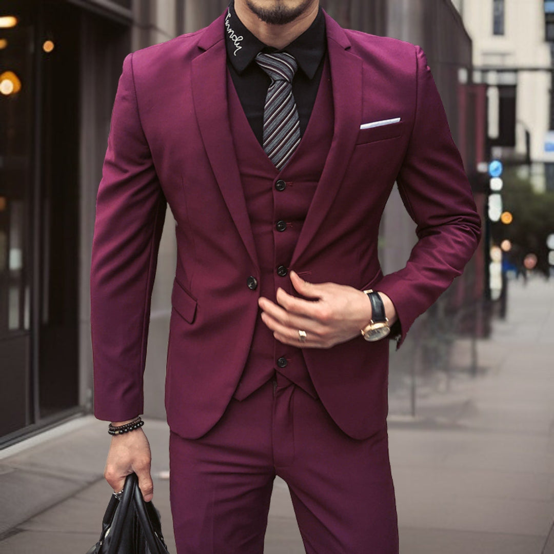 Benedikt™ | Finest 3-Piece Slim Suit