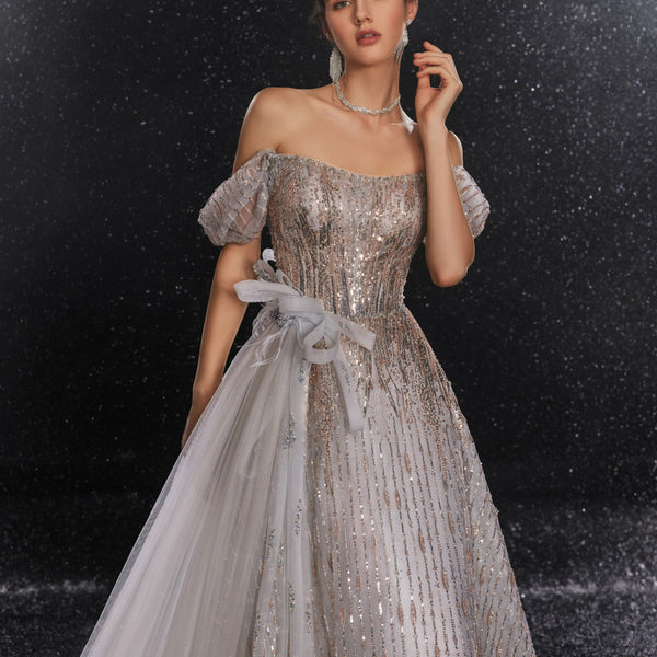 Champagne Stardust Gown