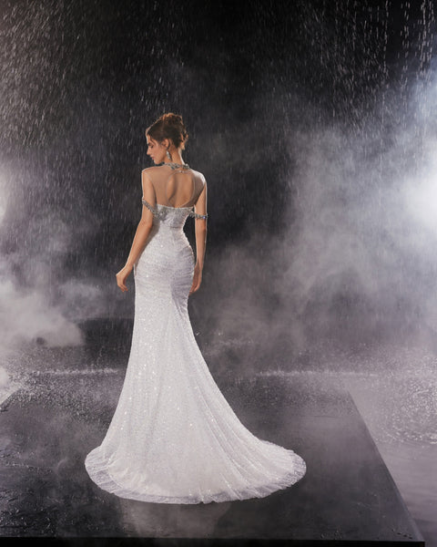 Silver Gold Siren Splendor Gown