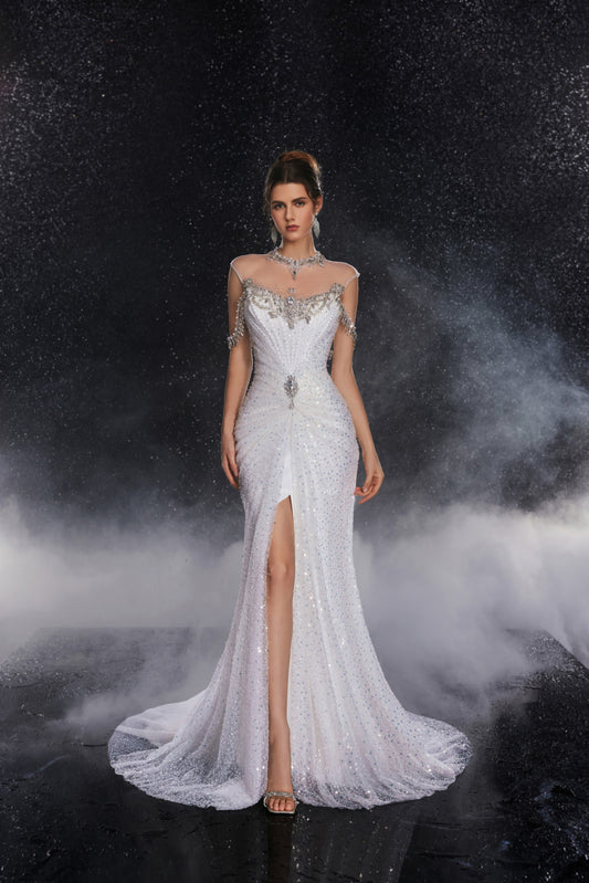 Silver Gold Siren Splendor Gown