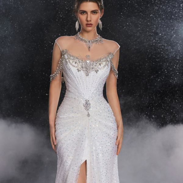 Silver Gold Siren Splendor Gown