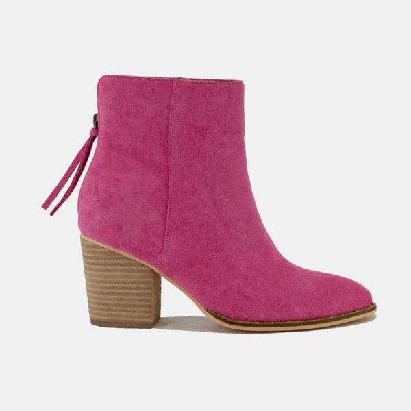 Beast Fashion Suede Point Toe Ankle Booties - Opulent Empire