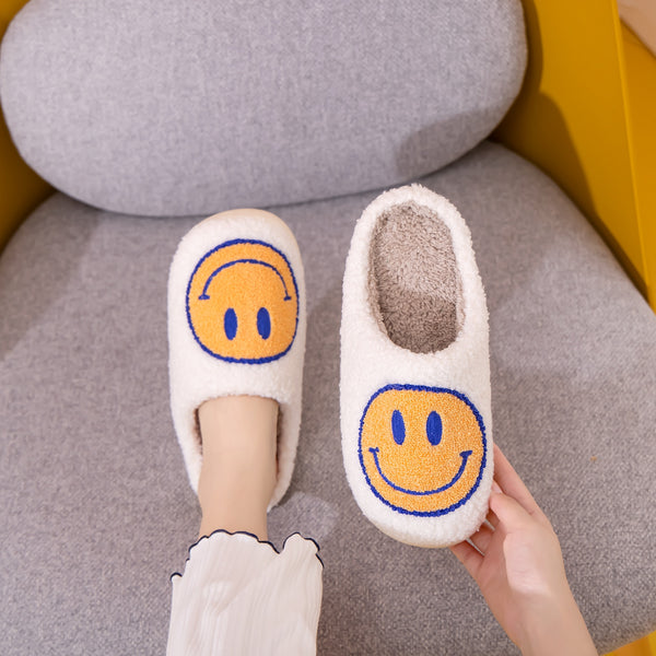 Melody Smiley Face Slippers - Opulent Empire