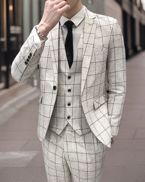 Xander™ | Deluxe Slim-Fit Three-Piece Suit