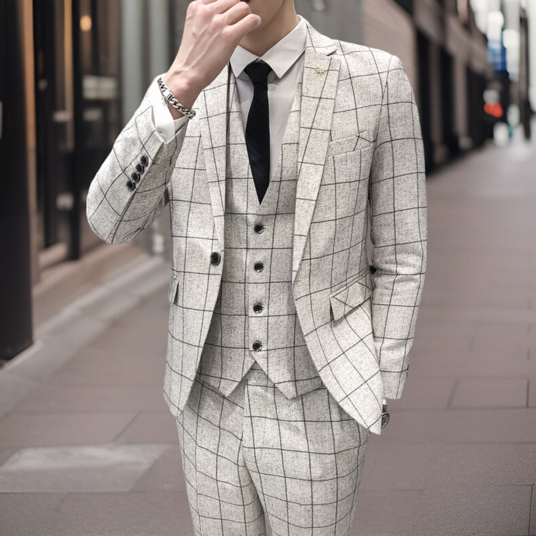 Xander™ | Deluxe Slim-Fit Three-Piece Suit