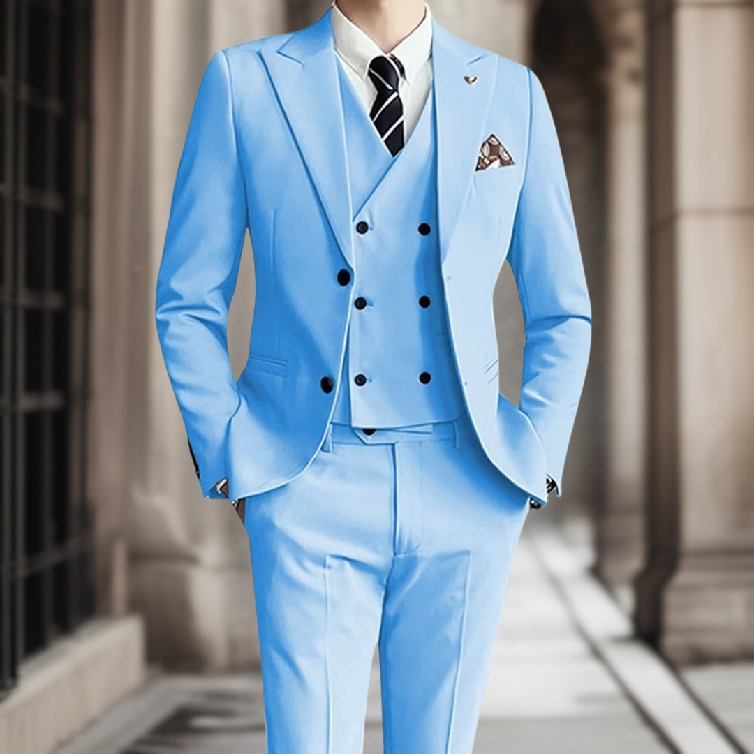 Yannis™ | Elegant Three-Piece Wedding Suit Set