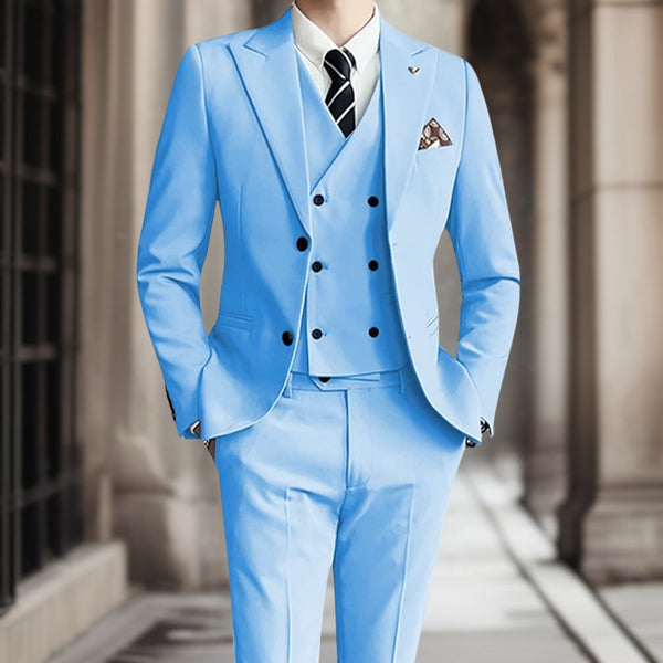 Yannis™ | Elegant Three-Piece Wedding Suit Set