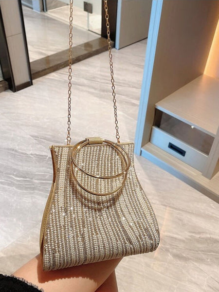Meghan Rhinestones Handbag - Opulent Empire