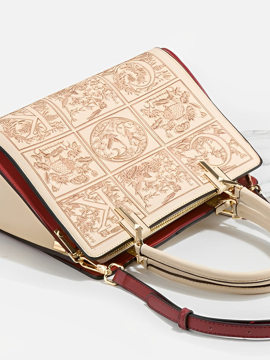 Havilah Embroidery Medium Tote Bag - Opulent Empire