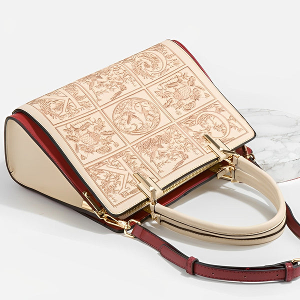 Havilah Embroidery Medium Tote Bag - Opulent Empire