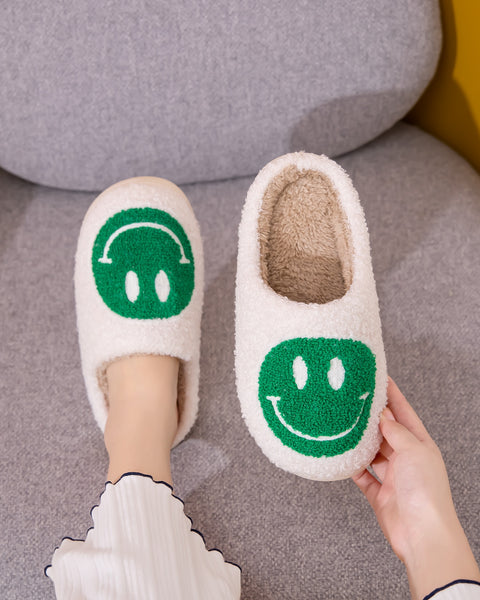 Melody Smiley Face Slippers - Opulent Empire