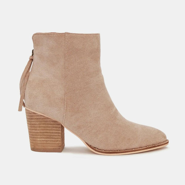 Beast Fashion Suede Point Toe Ankle Booties - Opulent Empire