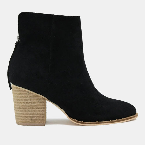 Beast Fashion Suede Point Toe Ankle Booties - Opulent Empire
