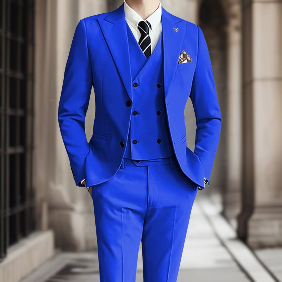 Yannis™ | Elegant Three-Piece Wedding Suit Set