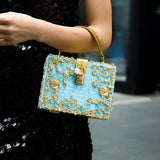 Acrylic Box Handbag - Opulent Empire