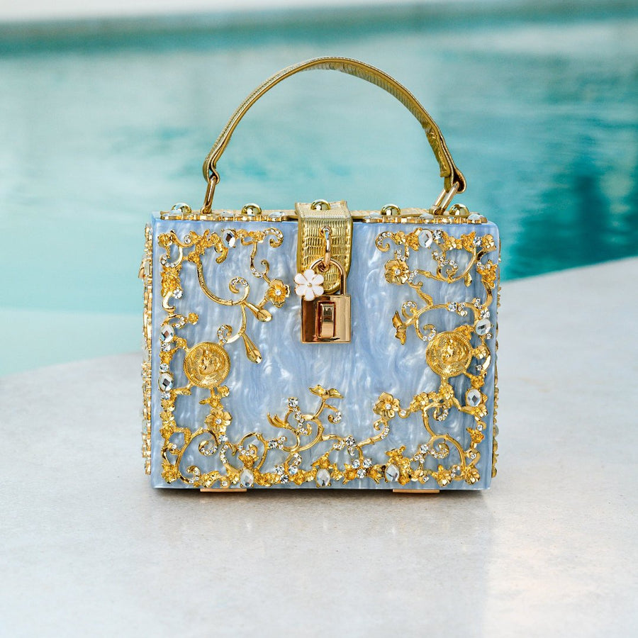Acrylic Box Handbag - Opulent Empire