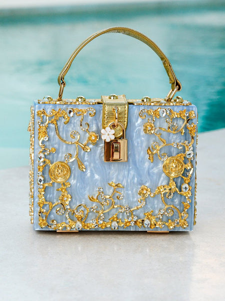 Acrylic Box Handbag - Opulent Empire