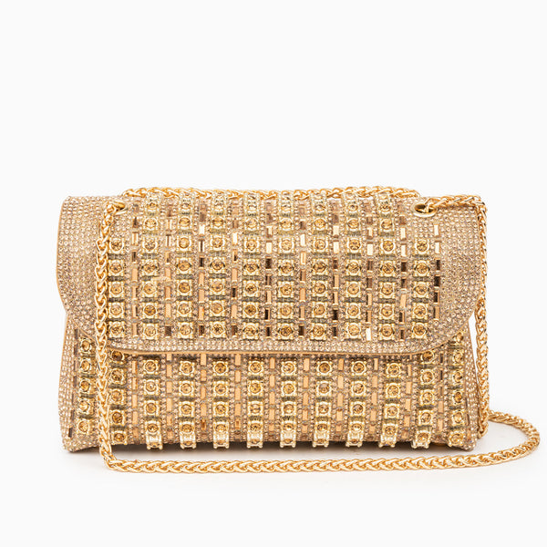 Chantal Diamond Clutch Bag - Opulent Empire
