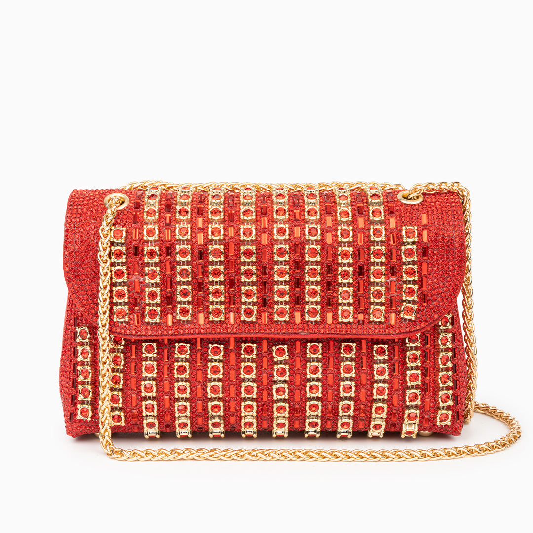 Chantal Diamond Clutch Bag - Opulent Empire