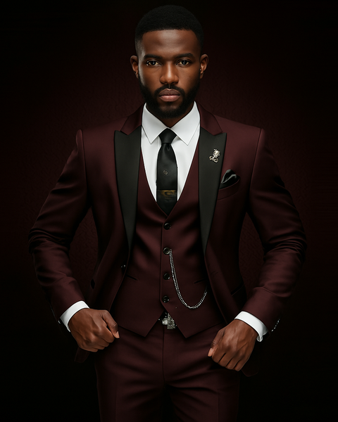 Men's Three-piece Suit Bridegroom Best Man Wedding Suit Men