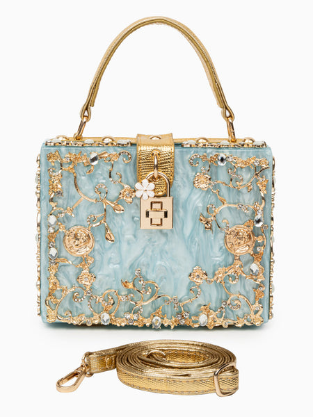 Acrylic Box Handbag - Opulent Empire