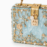 Acrylic Box Handbag - Opulent Empire
