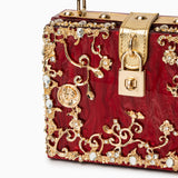 Acrylic Box Handbag - Opulent Empire